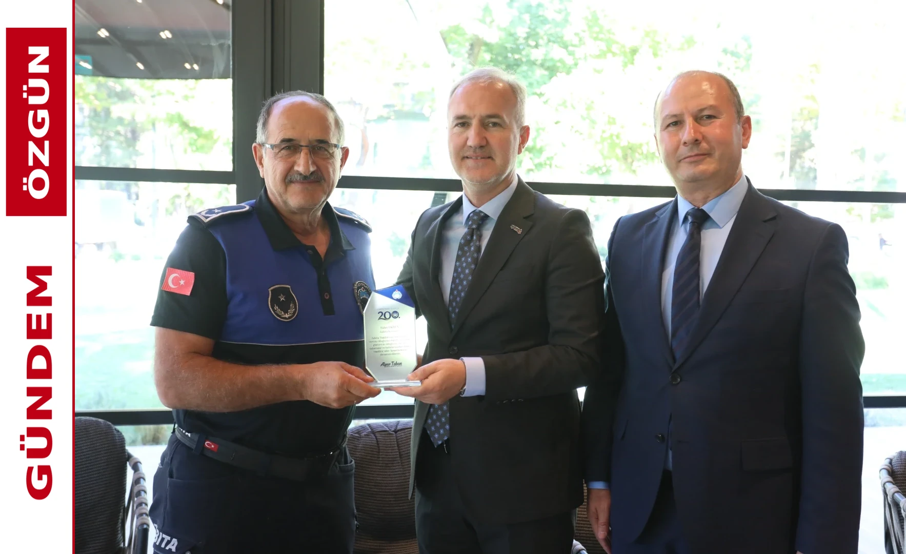 Bursa İnegöl'de Başkan Taban zabıta personeliyle buluştu